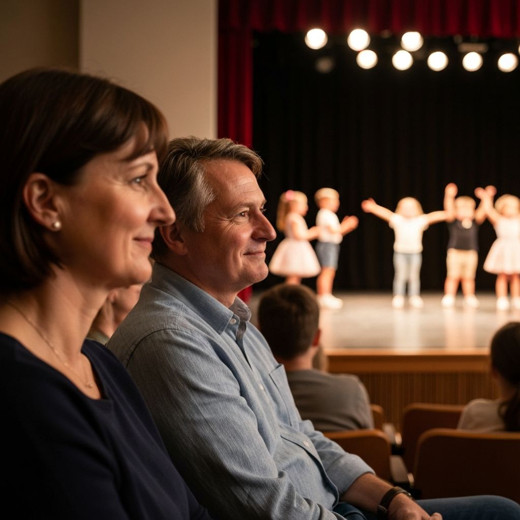 Parents enjoying the show