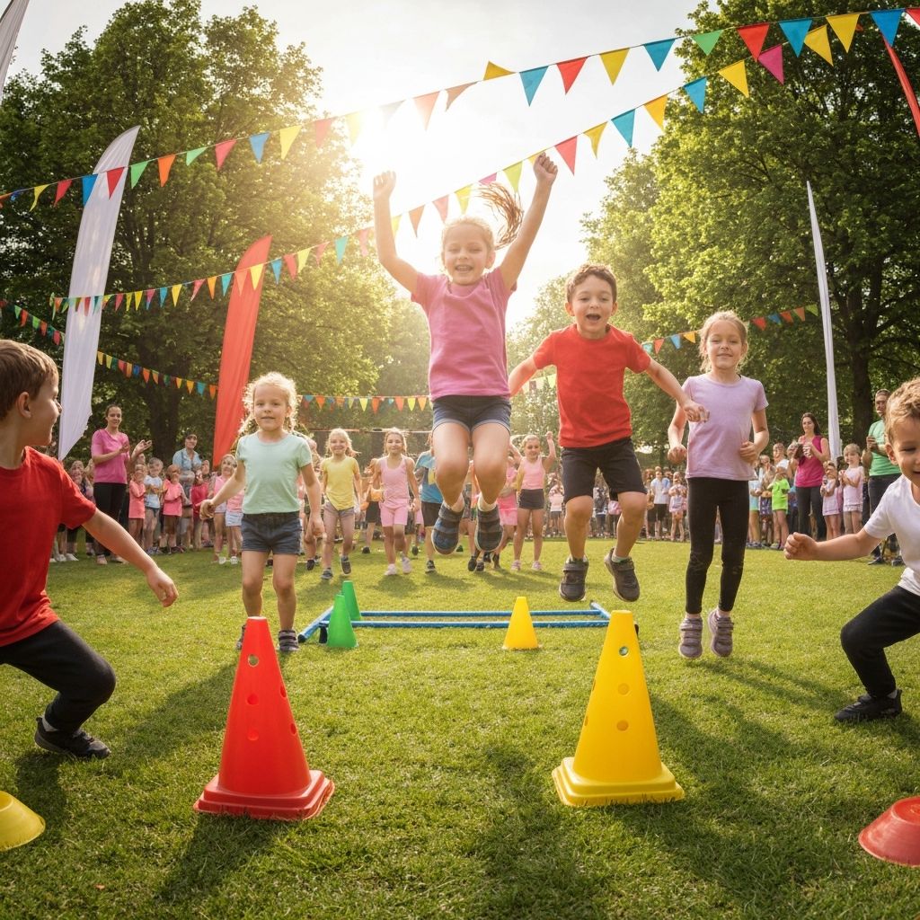 Sports day celebrations
